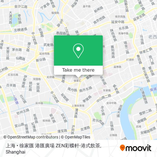 上海 • 徐家匯 港匯廣場 ZEN彩蝶軒-港式飲茶 map