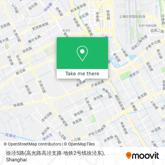 徐泾5路(高光路高泾支路-地铁2号线徐泾东) map