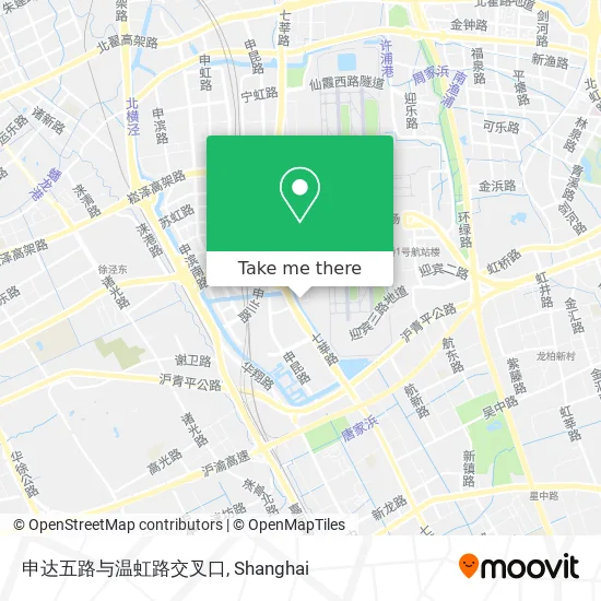 申达五路与温虹路交叉口 map