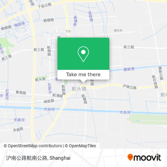 沪南公路航南公路 map