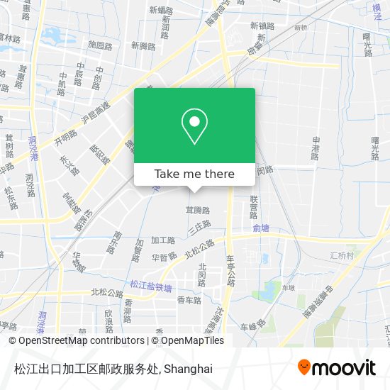 松江出口加工区邮政服务处 map