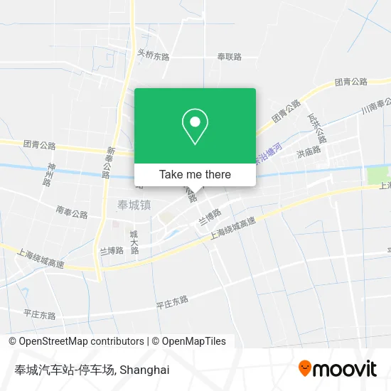 奉城汽车站-停车场 map