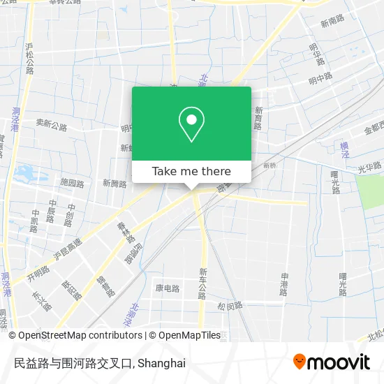 民益路与围河路交叉口 map