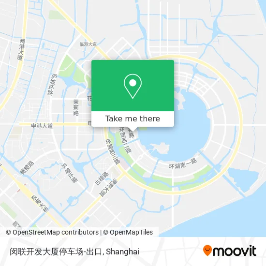 闵联开发大厦停车场-出口 map