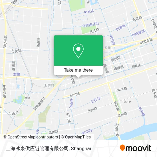 上海冰泉供应链管理有限公司 map