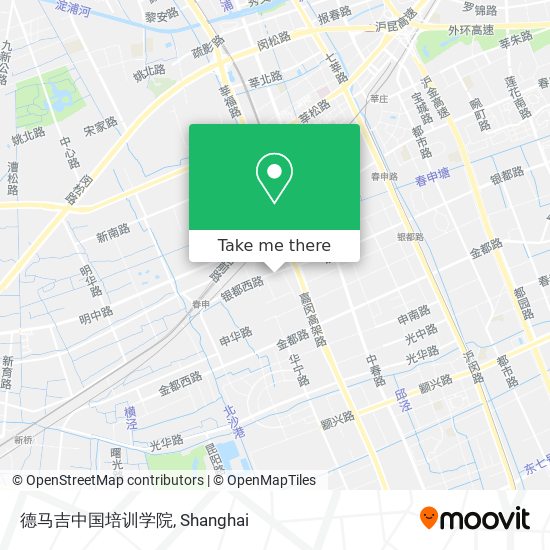 德马吉中国培训学院 map