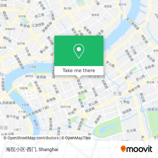 海院小区-西门 map
