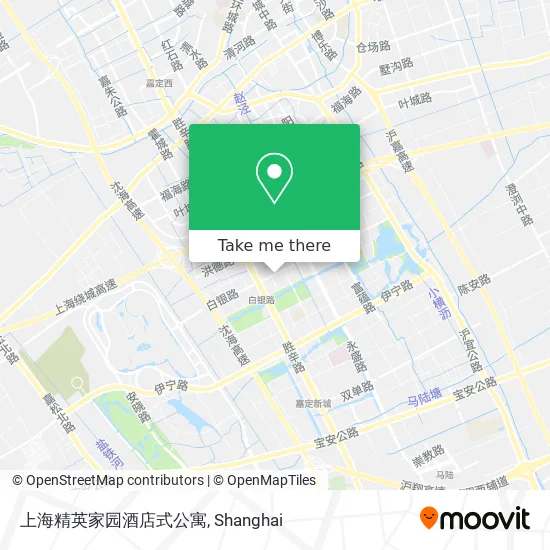 上海精英家园酒店式公寓 map