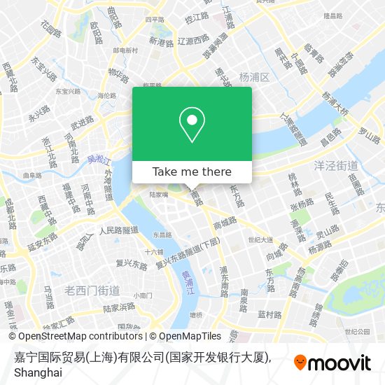 嘉宁国际贸易(上海)有限公司(国家开发银行大厦) map