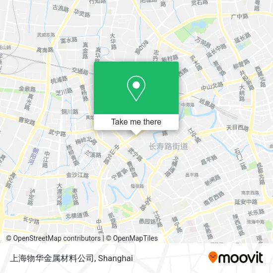上海物华金属材料公司 map