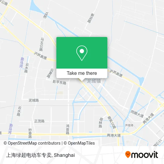 上海绿超电动车专卖 map