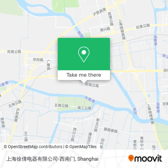 上海徐倩电器有限公司-西南门 map
