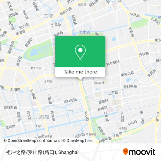 祖冲之路/罗山路(路口) map