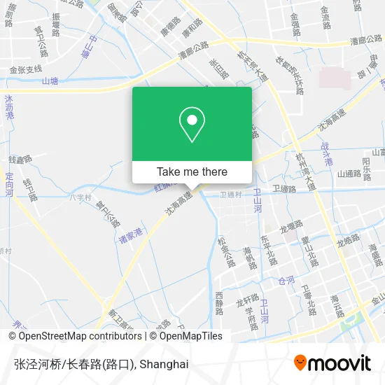 张泾河桥/长春路(路口) map