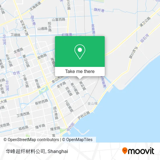 华峰超纤材料公司 map