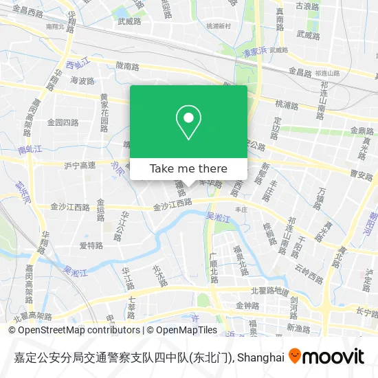 嘉定公安分局交通警察支队四中队(东北门) map