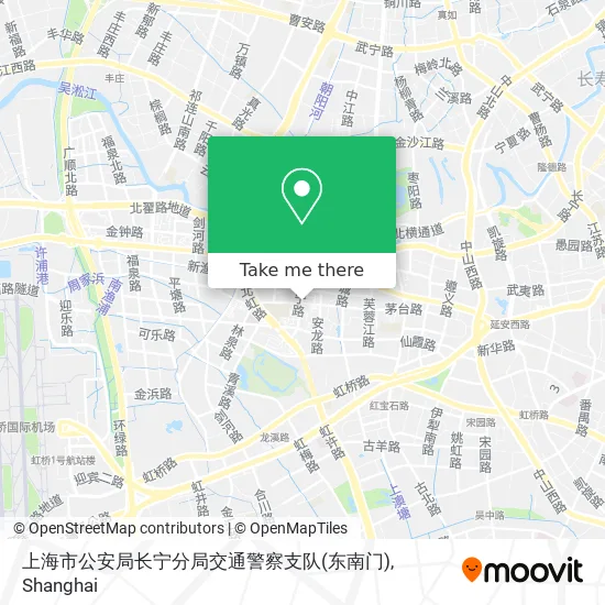 上海市公安局长宁分局交通警察支队(东南门) map