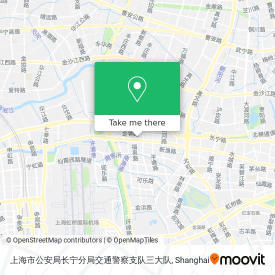 上海市公安局长宁分局交通警察支队三大队 map