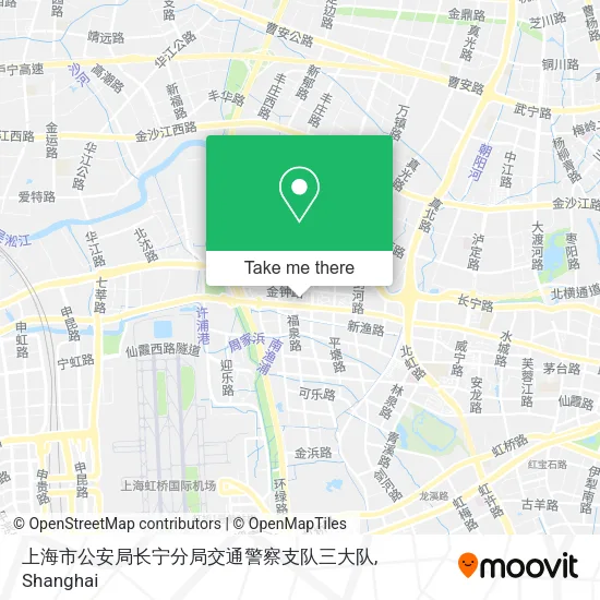 上海市公安局长宁分局交通警察支队三大队 map
