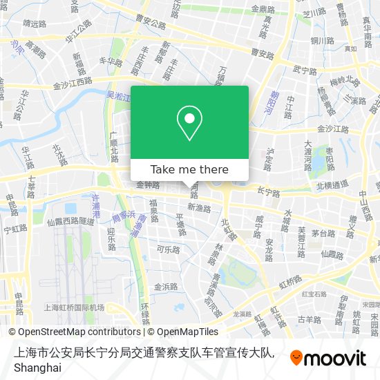 上海市公安局长宁分局交通警察支队车管宣传大队 map