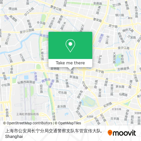 上海市公安局长宁分局交通警察支队车管宣传大队 map