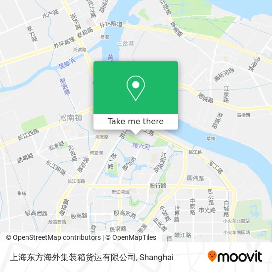 上海东方海外集装箱货运有限公司 map