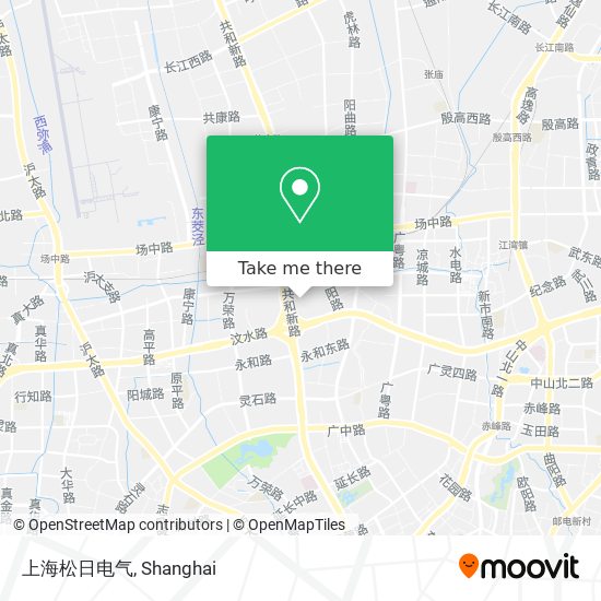 上海松日电气 map