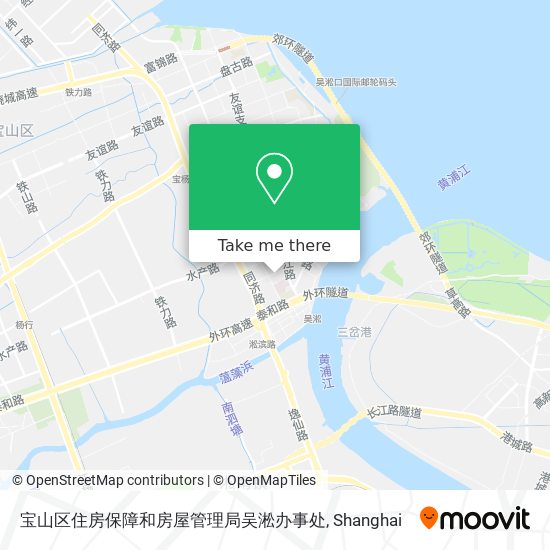 宝山区住房保障和房屋管理局吴淞办事处 map