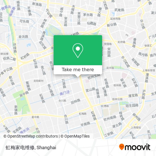 虹梅家电维修 map