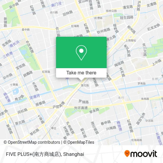 FIVE PLUS+(南方商城店) map