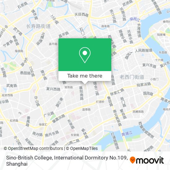 Sino-British College, International Dormitory No.109 map