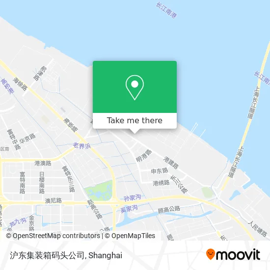 沪东集装箱码头公司 map