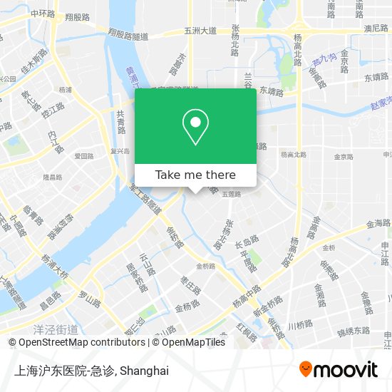 上海沪东医院-急诊 map