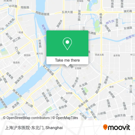上海沪东医院-东北门 map