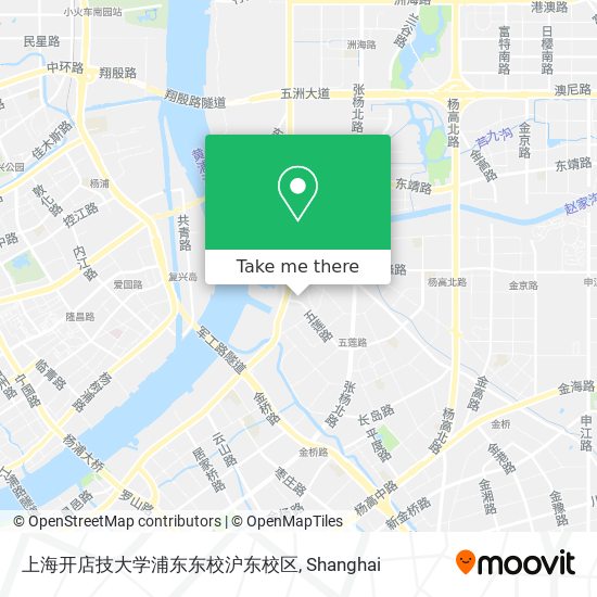 上海开店技大学浦东东校沪东校区 map