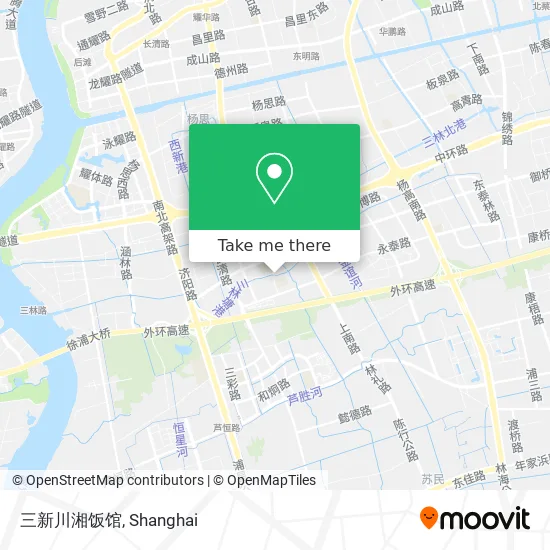 三新川湘饭馆 map