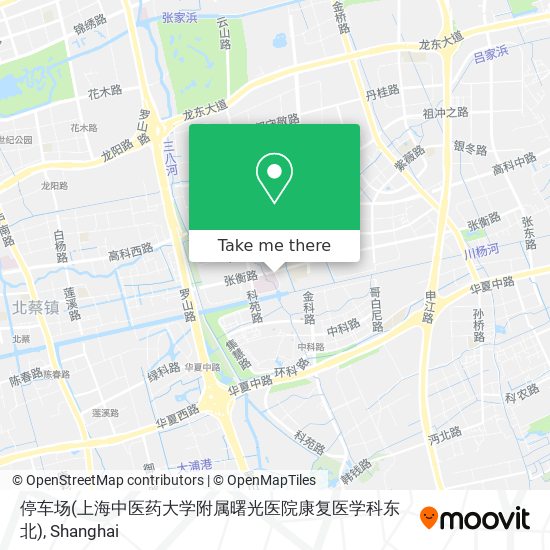 停车场(上海中医药大学附属曙光医院康复医学科东北) map