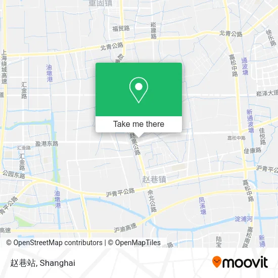 赵巷站 map