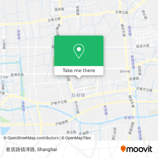 巷居路镇泽路 map