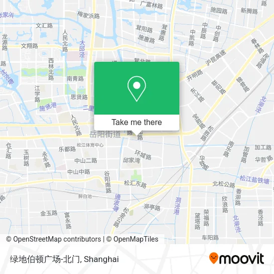 绿地伯顿广场-北门 map