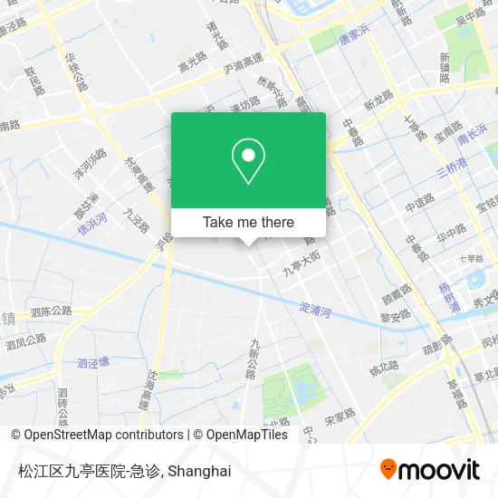 松江区九亭医院-急诊 map