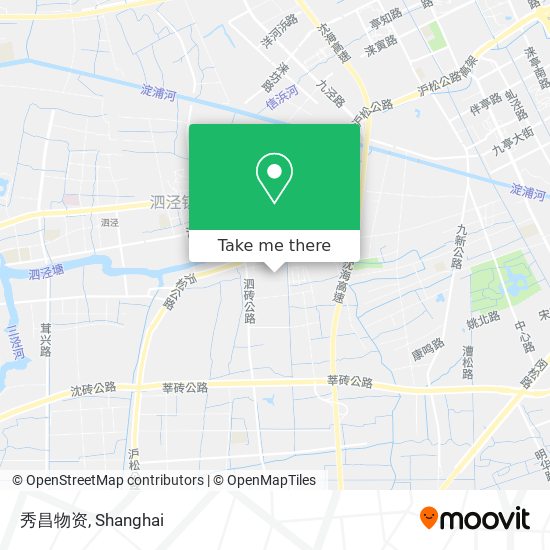 秀昌物资 map