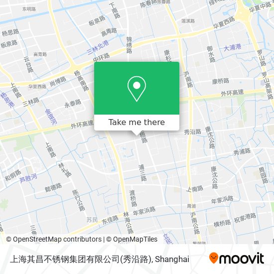 上海其昌不锈钢集团有限公司(秀沿路) map