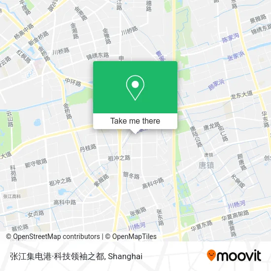 张江集电港·科技领袖之都 map