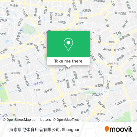 上海索康尼体育用品有限公司 map