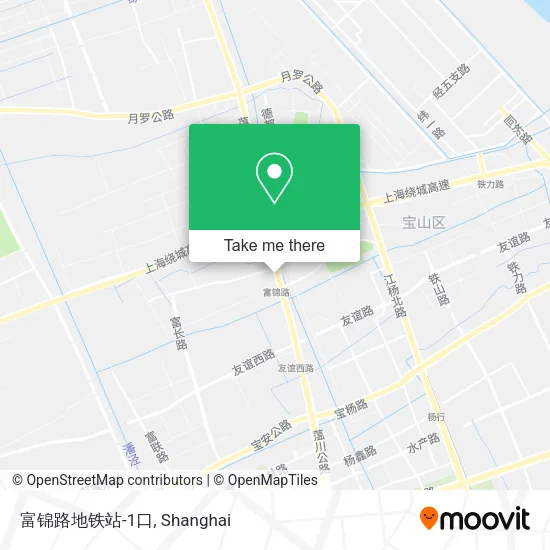 富锦路地铁站-1口 map
