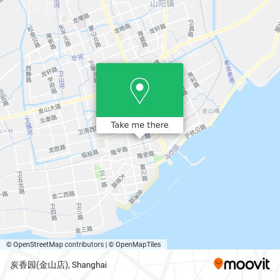 炭香园(金山店) map