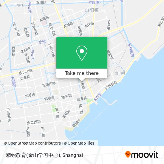 精锐教育(金山学习中心) map