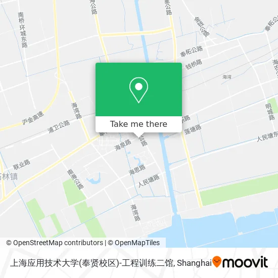 上海应用技术大学(奉贤校区)-工程训练二馆 map