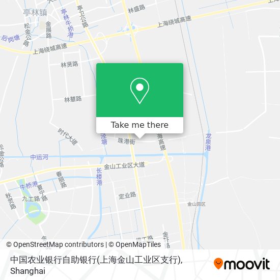 中国农业银行自助银行(上海金山工业区支行) map